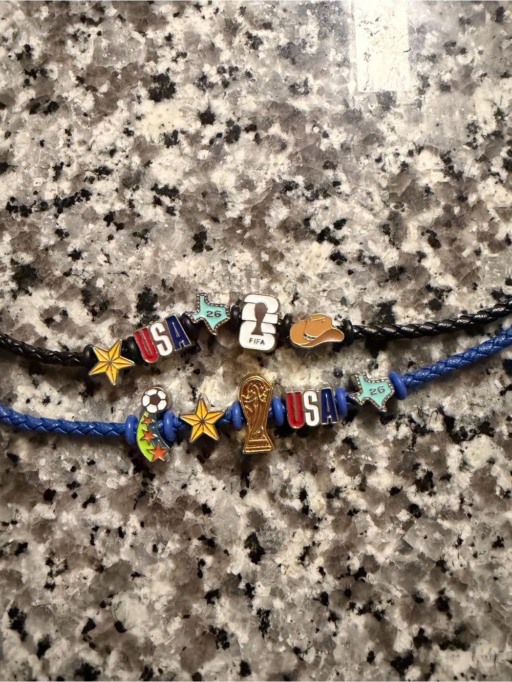 2 Texas Fifa Bank of America bracelets
